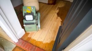 Pine floor sanding