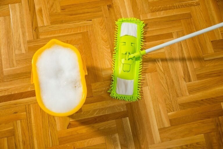 Mopping Wood Floors