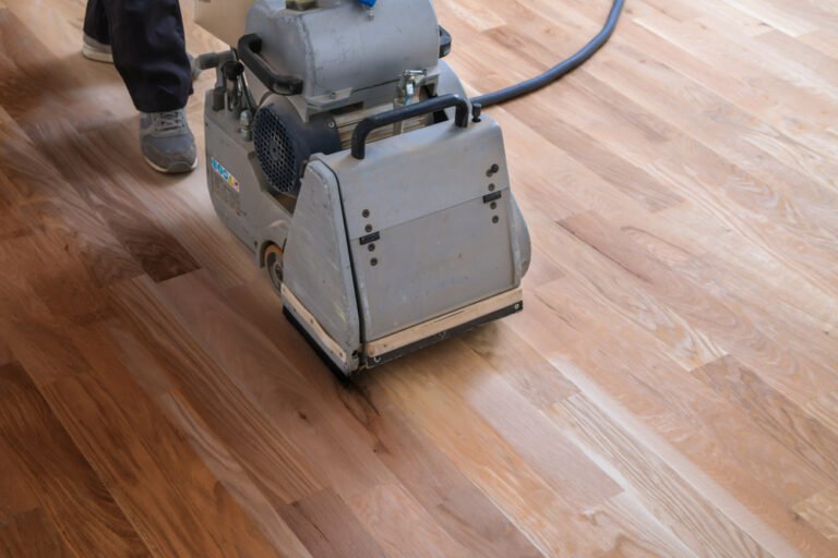 Sanding hardwood floors